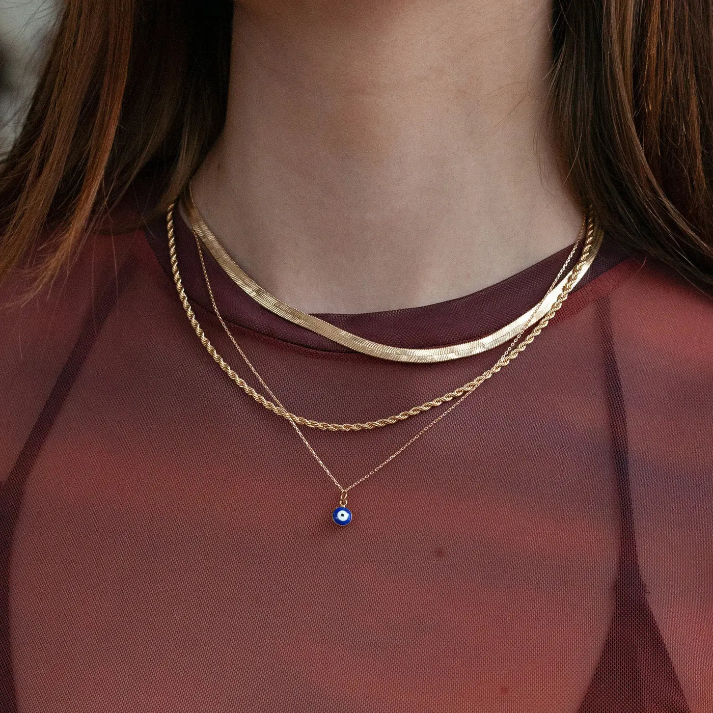 Suzy - Blue Evil Eye -kaulakoru