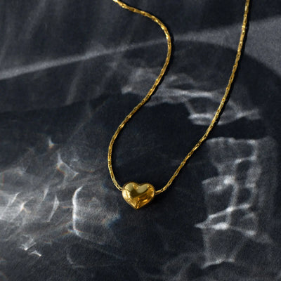 Sarah - Petite Heart -kaulakoru ruostumattomasta teräksestä