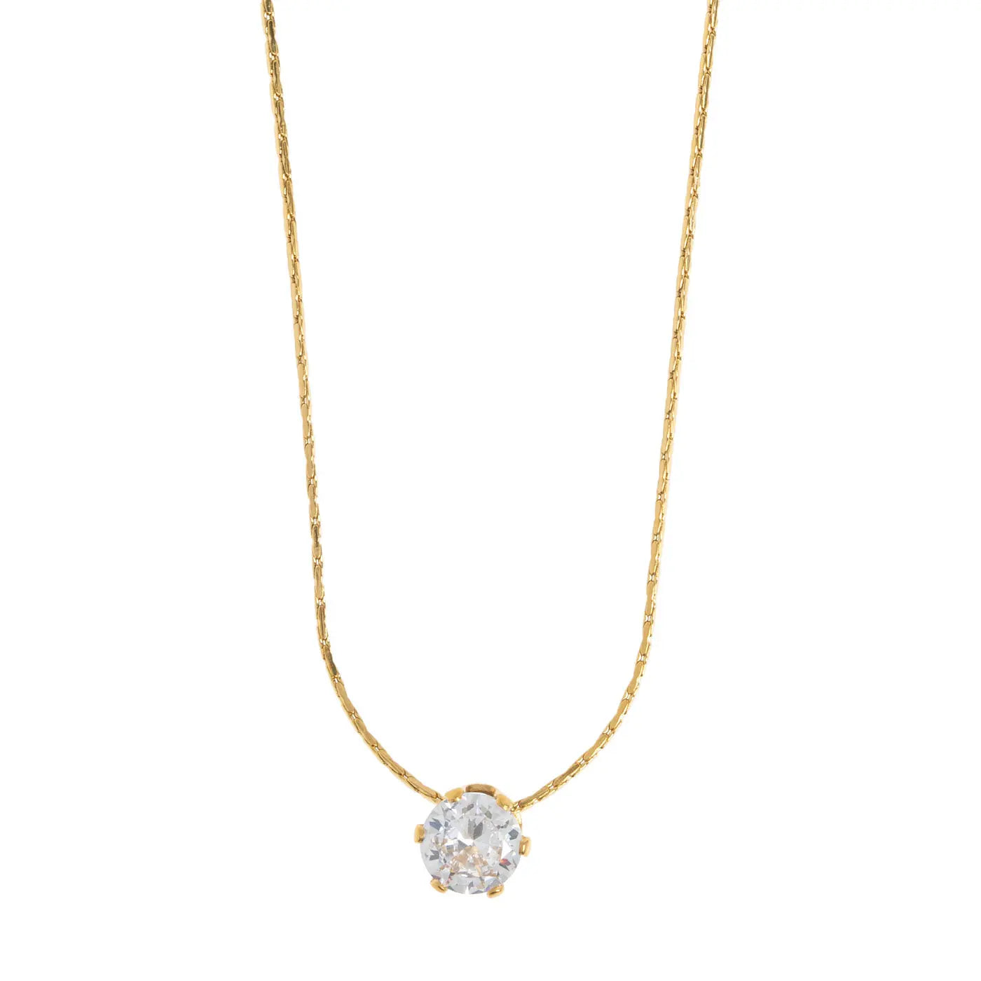 Audrey - Crystal Necklace Stainless Steel