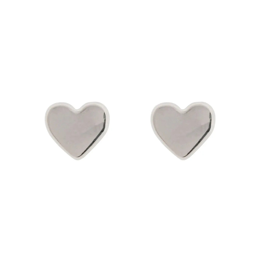 Sophia - Heart Stud Earring Stainless Steel