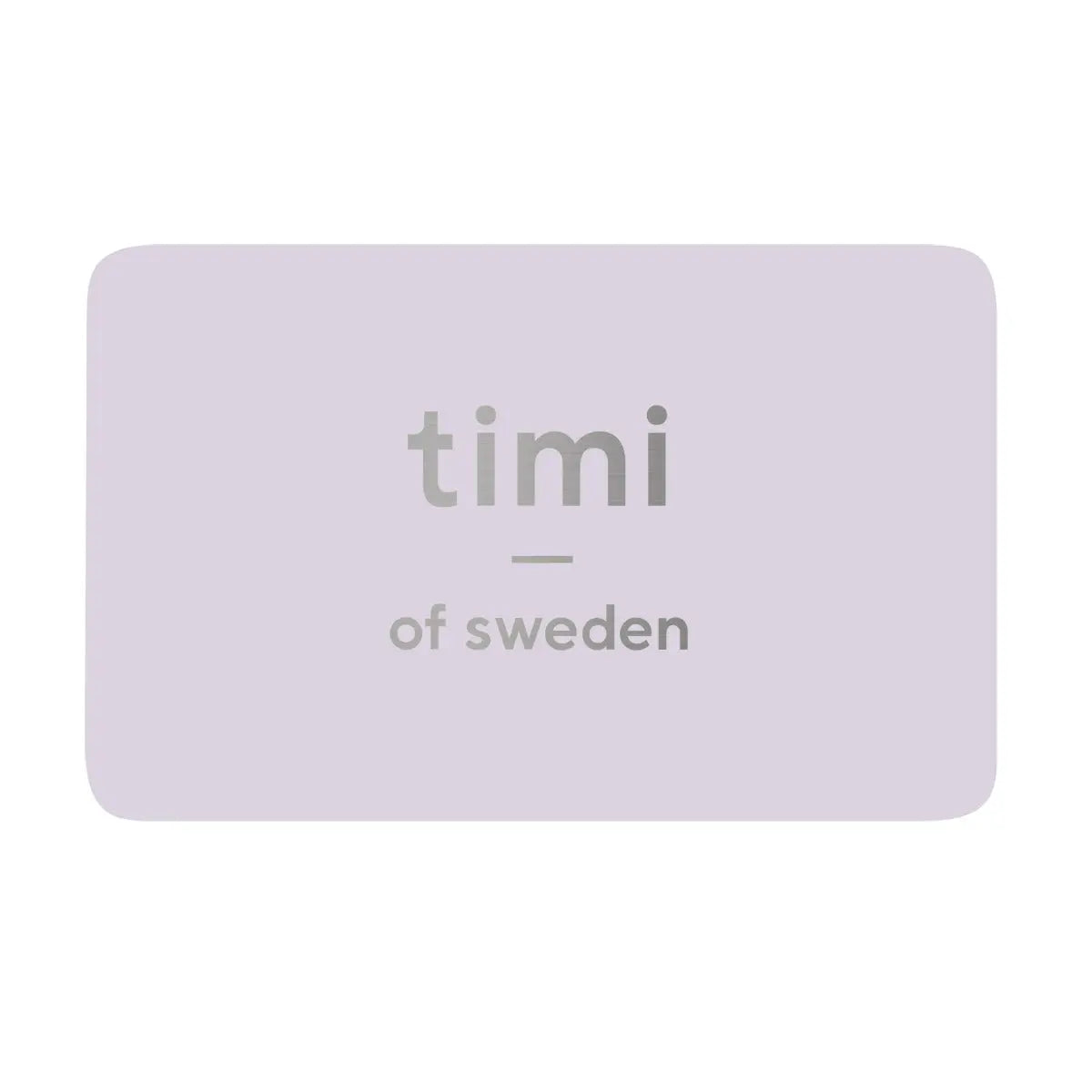 timi of Sweden -lahjakortti