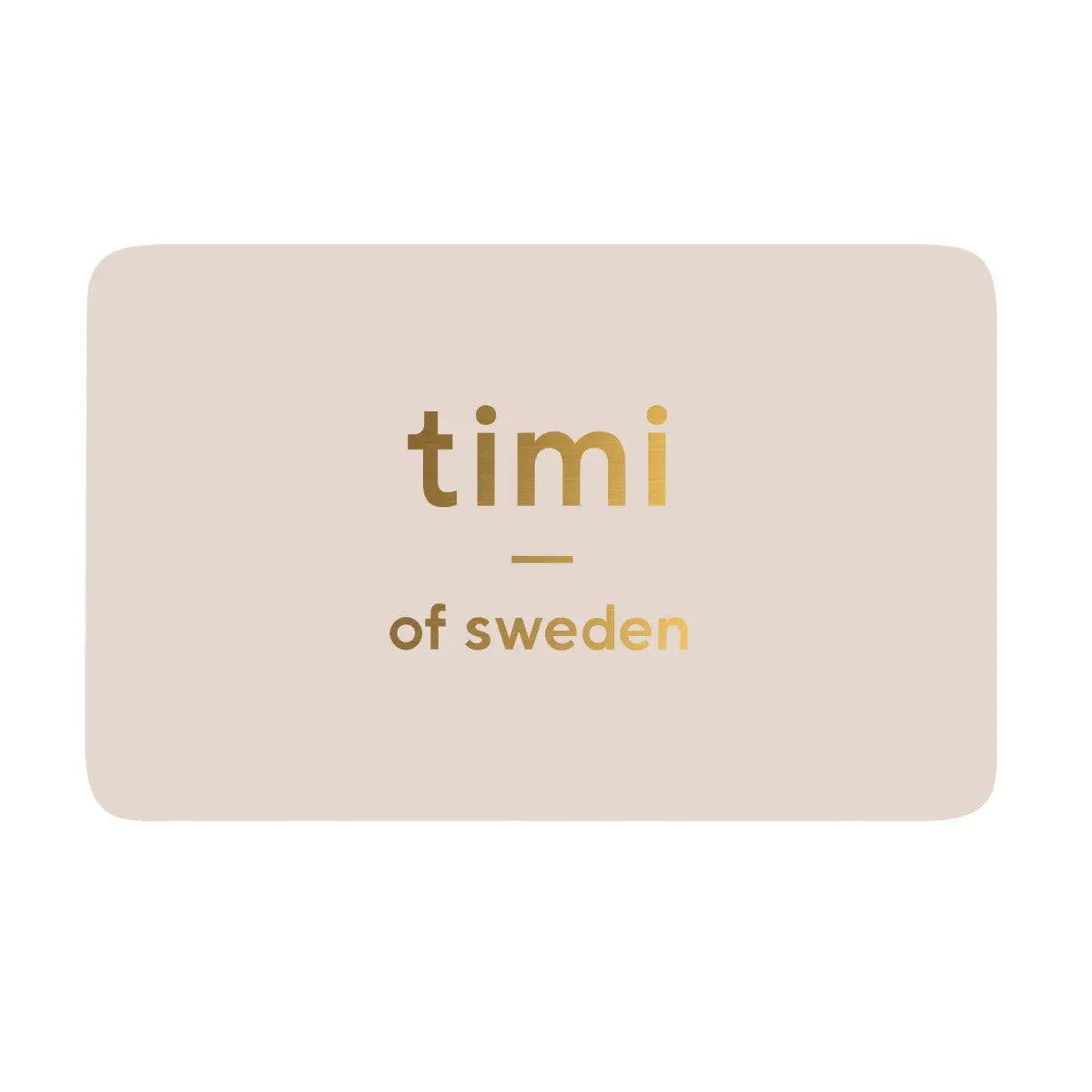 timi of Sweden -lahjakortti