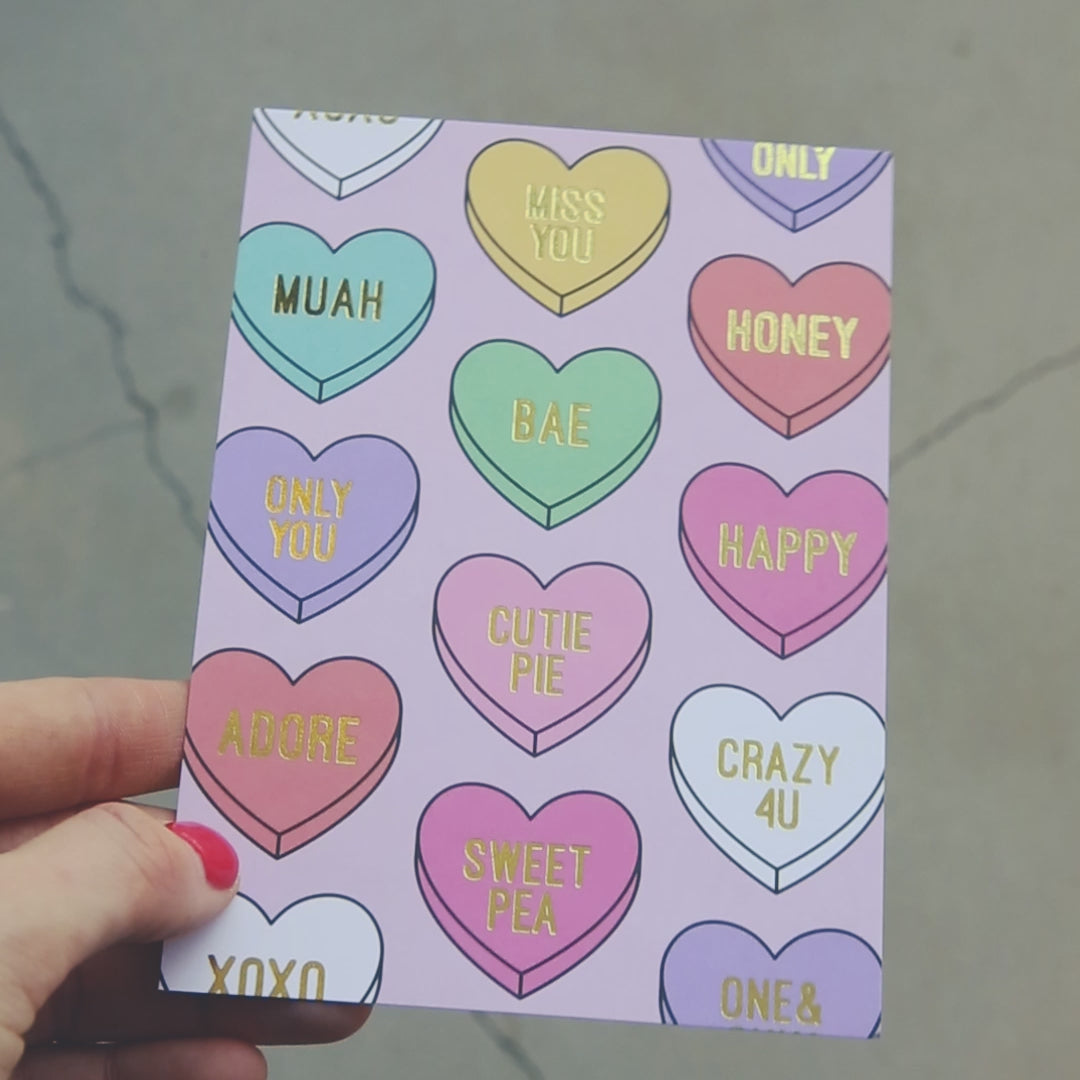 Heart Candy -postikortti